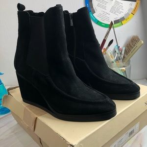 NYDJ leezacs calf suede wedge bootie